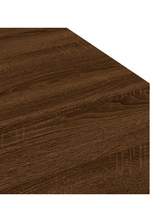 Konferenční stolek hnědý dub 100x49,5x31 cm kompozitní dřevo