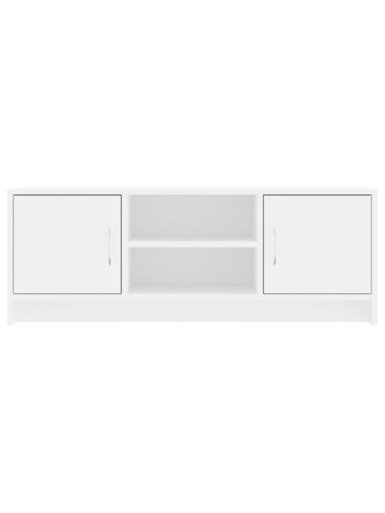 TV skříňka bílá 102x30x37,5 cm kompozitní dřevo