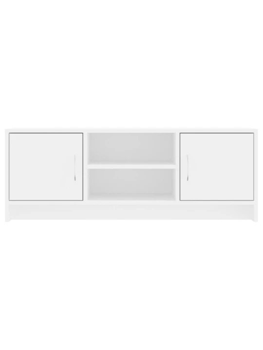 TV skříňka bílá 102x30x37,5 cm kompozitní dřevo