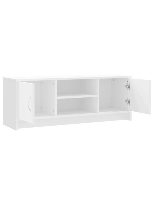 TV skříňka bílá 102x30x37,5 cm kompozitní dřevo