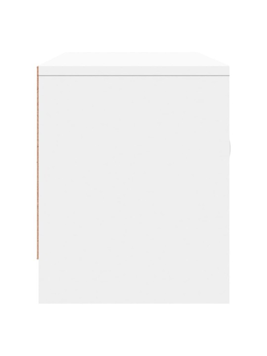 TV skříňka bílá 102x30x37,5 cm kompozitní dřevo