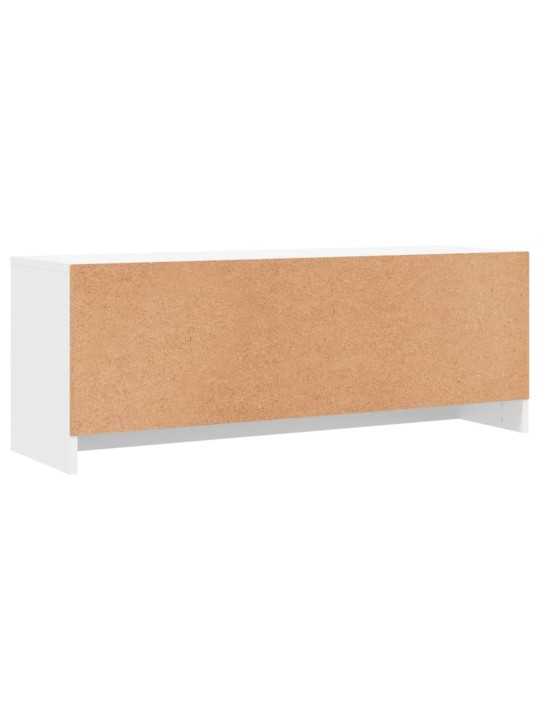 TV skříňka bílá 102x30x37,5 cm kompozitní dřevo