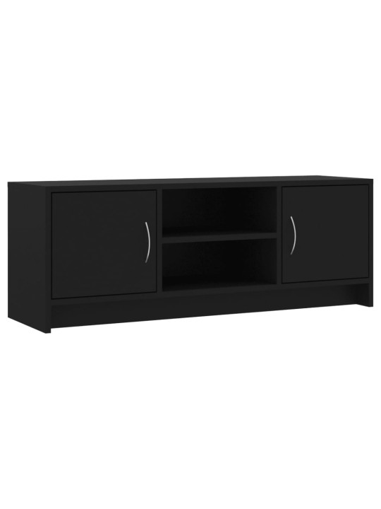 TV skříňka černá 102x30x37,5 cm kompozitní dřevo