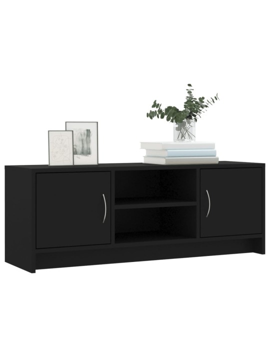 TV skříňka černá 102x30x37,5 cm kompozitní dřevo