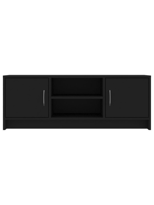 TV skříňka černá 102x30x37,5 cm kompozitní dřevo
