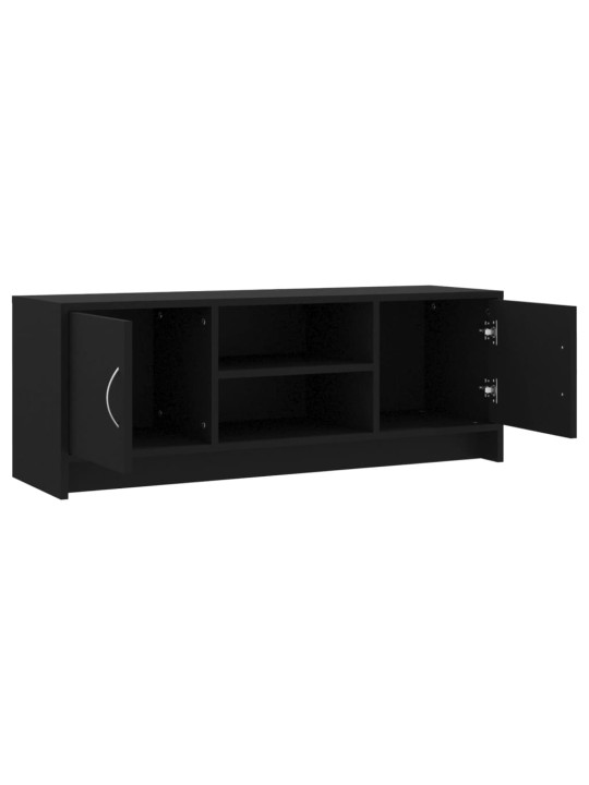 TV skříňka černá 102x30x37,5 cm kompozitní dřevo