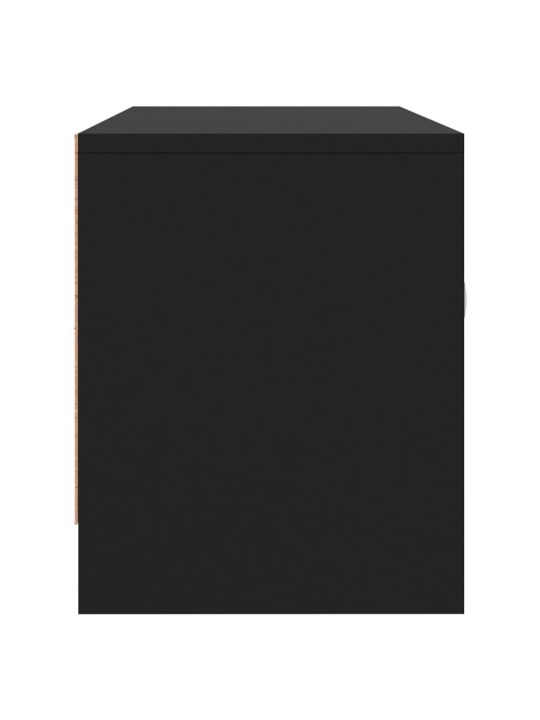 TV skříňka černá 102x30x37,5 cm kompozitní dřevo