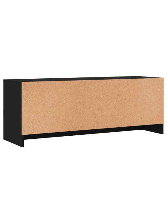 TV skříňka černá 102x30x37,5 cm kompozitní dřevo