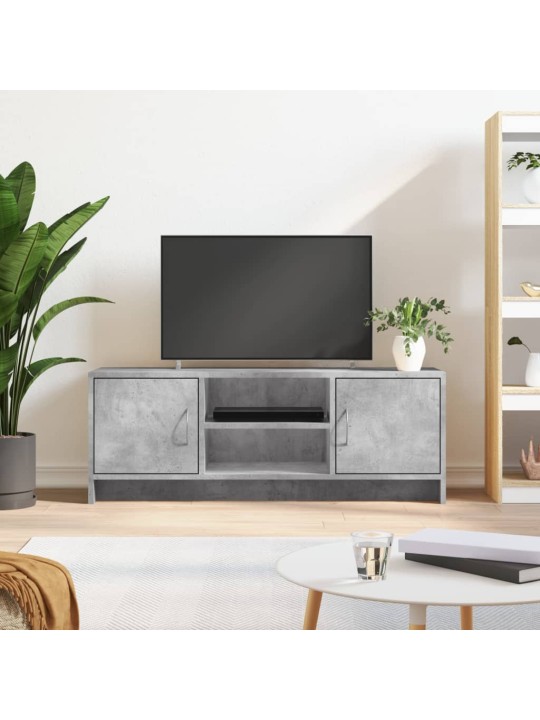 TV skříňka betonově šedá 102x30x37,5 cm kompozitní dřevo