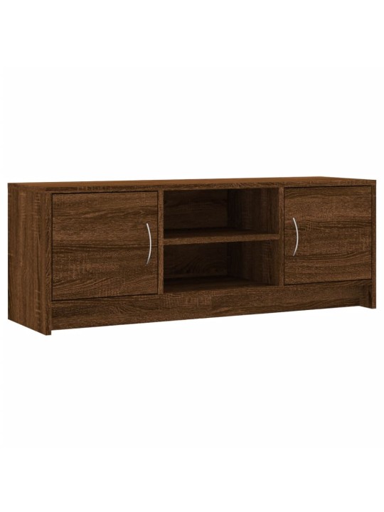 TV skříňka hnědý dub 102x30x37,5 cm kompozitní dřevo