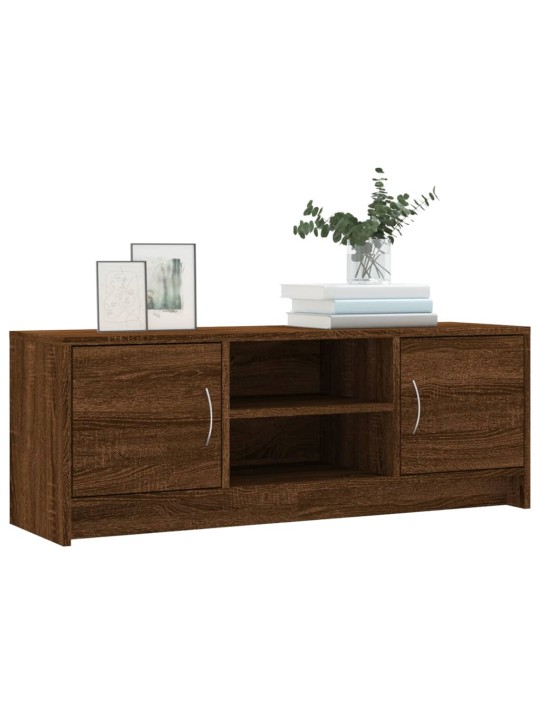 TV skříňka hnědý dub 102x30x37,5 cm kompozitní dřevo