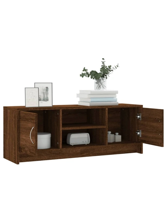 TV skříňka hnědý dub 102x30x37,5 cm kompozitní dřevo