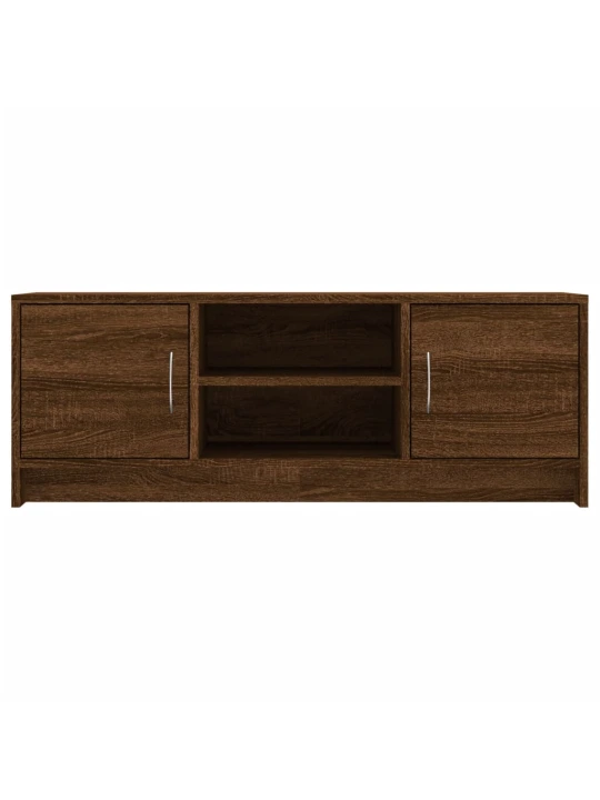 TV skříňka hnědý dub 102x30x37,5 cm kompozitní dřevo