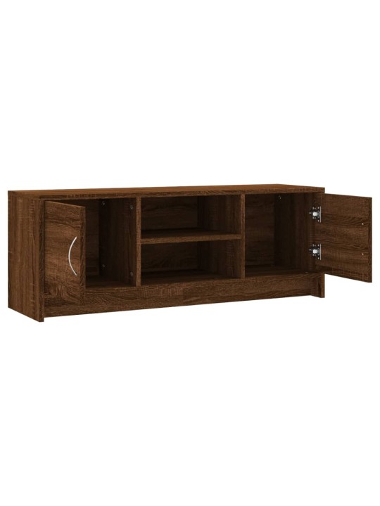 TV skříňka hnědý dub 102x30x37,5 cm kompozitní dřevo