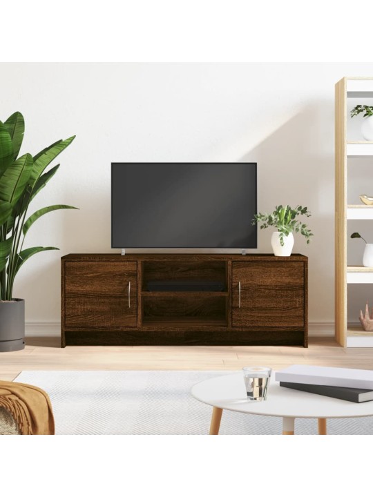TV skříňka hnědý dub 102x30x37,5 cm kompozitní dřevo
