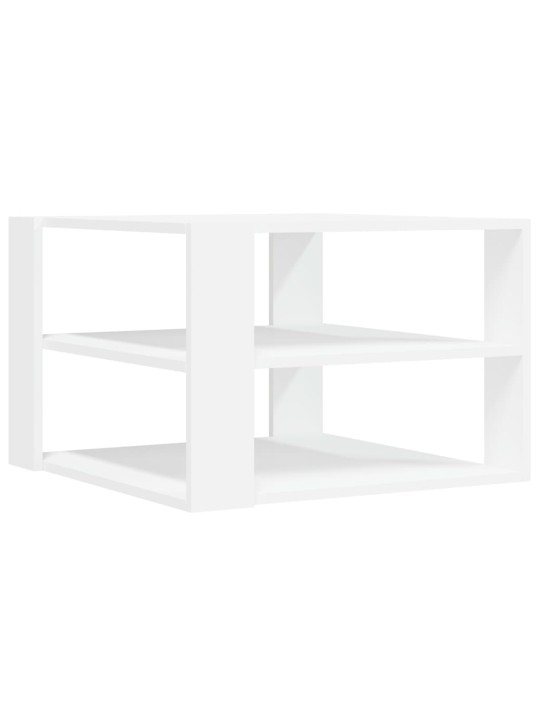 Konferenční stolek bílý 59,5 x 59,5 x 40 cm kompozitní dřevo
