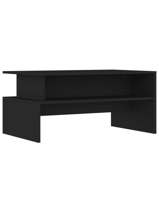 Konferenční stolek černý 90 x 55 x 42,5 cm kompozitní dřevo