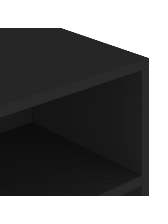 Konferenční stolek černý 90 x 55 x 42,5 cm kompozitní dřevo