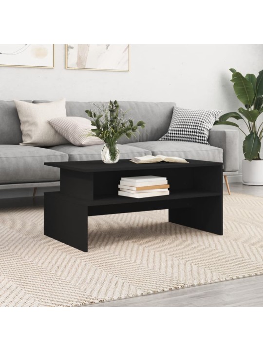 Konferenční stolek černý 90 x 55 x 42,5 cm kompozitní dřevo