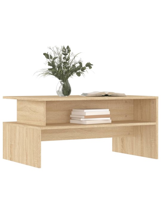 Konferenční stolek dub sonoma 90x55x42,5 cm kompozitní dřevo