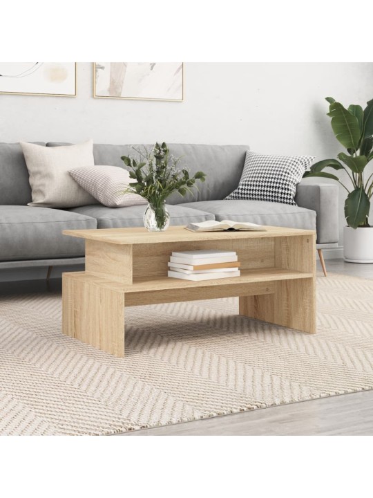 Konferenční stolek dub sonoma 90x55x42,5 cm kompozitní dřevo