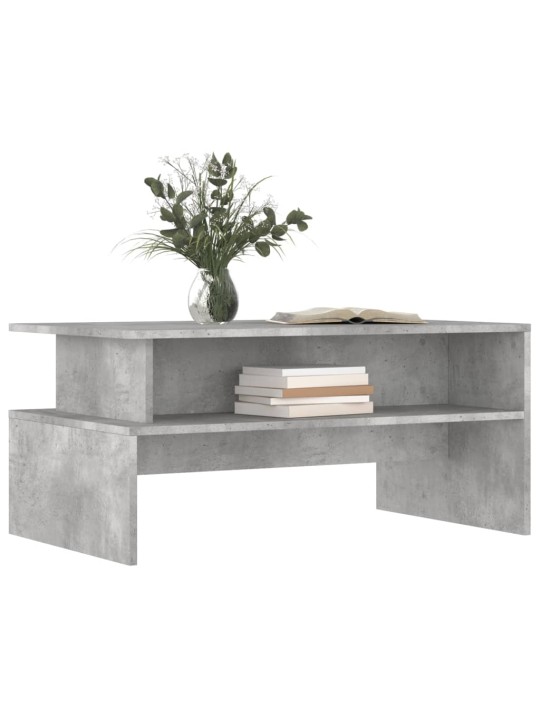 Konferenční stolek betonově šedý 90x55x42,5 cm kompozitní dřevo