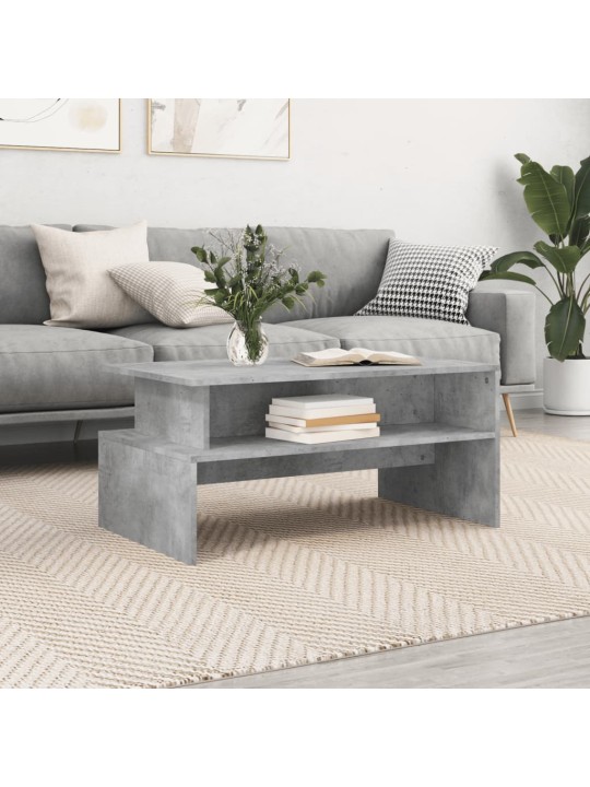 Konferenční stolek betonově šedý 90x55x42,5 cm kompozitní dřevo