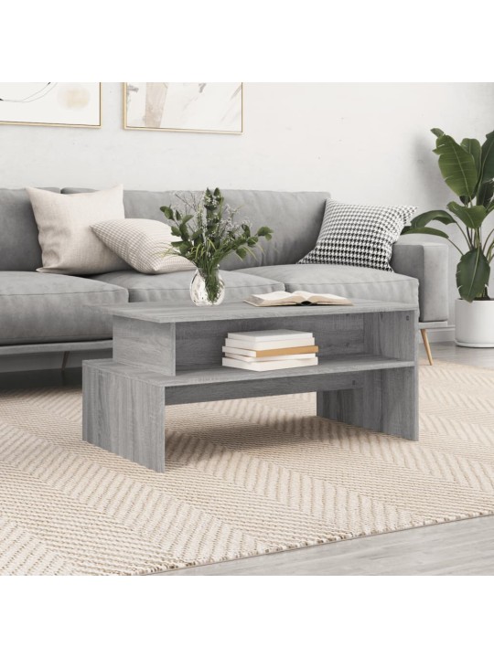 Konferenční stolek šedý sonoma 90x55x42,5 cm kompozitní dřevo