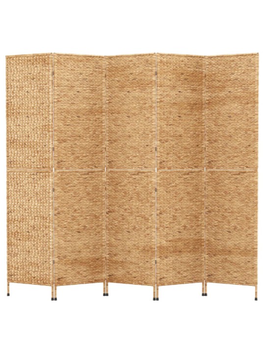 Paraván 5panelový 205 x 180 cm vodní hyacint