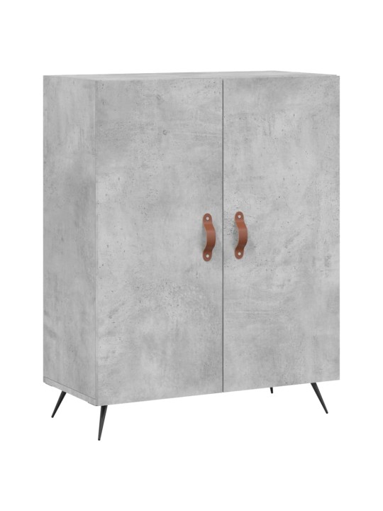 Skříň highboard betonově šedá 69,5x34x180 cm kompozitní dřevo