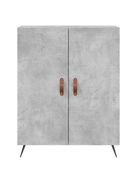 Skříň highboard betonově šedá 69,5x34x180 cm kompozitní dřevo