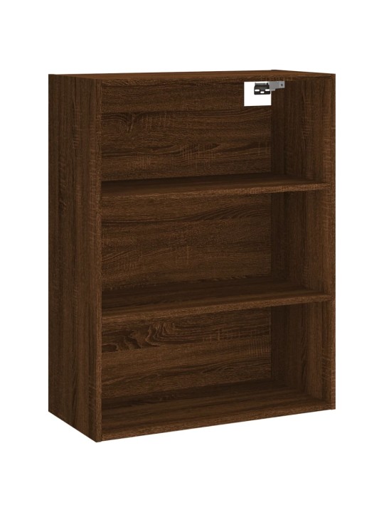 Skříň highboard hnědý dub 69,5 x 34 x 180 cm kompozitní dřevo