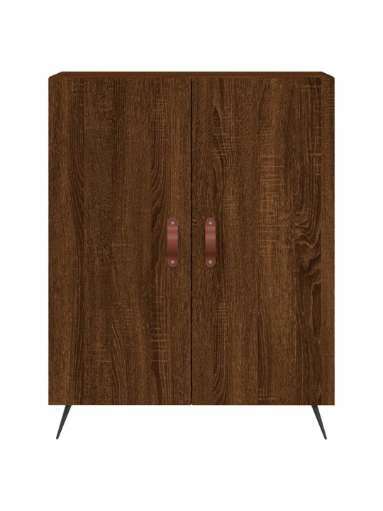 Skříň highboard hnědý dub 69,5 x 34 x 180 cm kompozitní dřevo