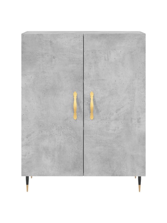 Skříň highboard betonově šedá 69,5x34x180 cm kompozitní dřevo