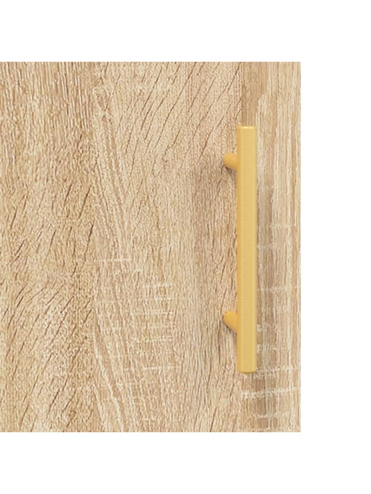 Skříň highboard dub sonoma 69,5 x 34 x 180 cm kompozitní dřevo