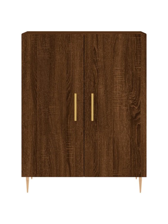 Skříň highboard hnědý dub 69,5 x 34 x 180 cm kompozitní dřevo