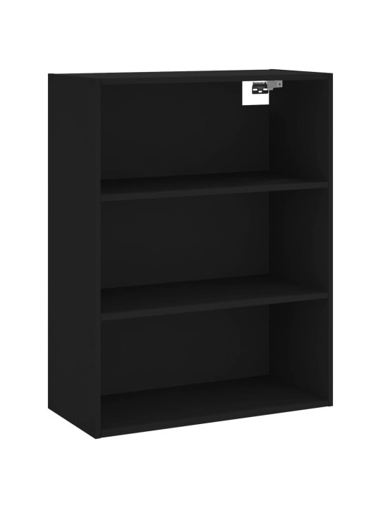 Skříň highboard černá 69,5 x 34 x 180 cm kompozitní dřevo