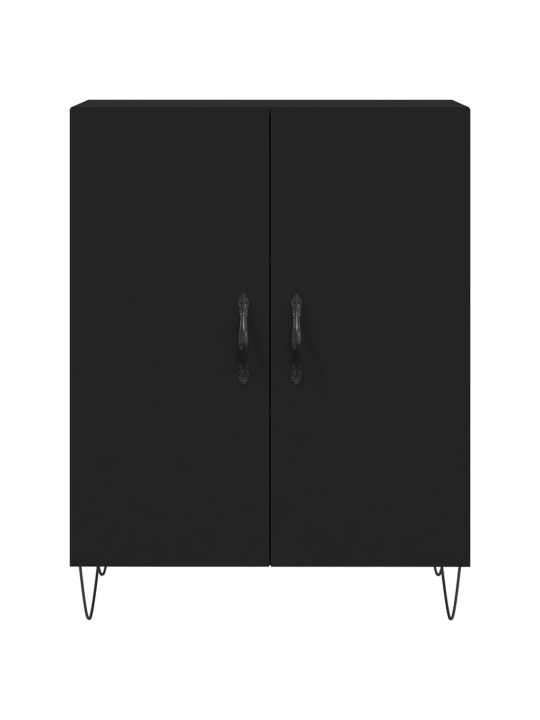 Skříň highboard černá 69,5 x 34 x 180 cm kompozitní dřevo