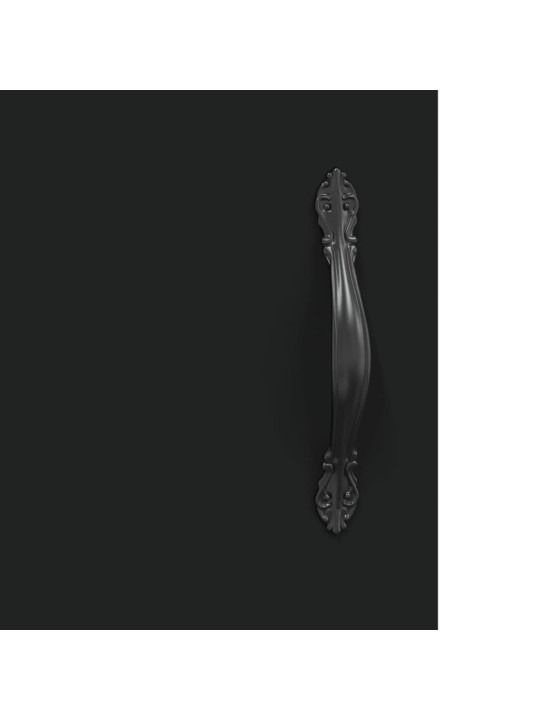 Skříň highboard černá 69,5 x 34 x 180 cm kompozitní dřevo