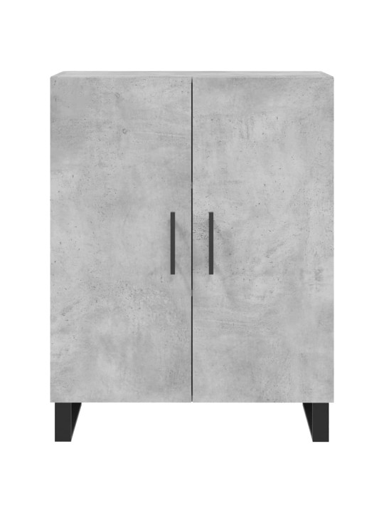 Skříň highboard betonově šedá 69,5x34x180 cm kompozitní dřevo