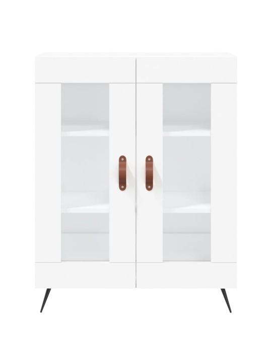 Skříň highboard bílá 69,5 x 34 x 180 cm kompozitní dřevo