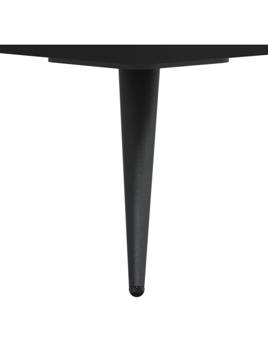 Skříň highboard černá 69,5 x 34 x 180 cm kompozitní dřevo