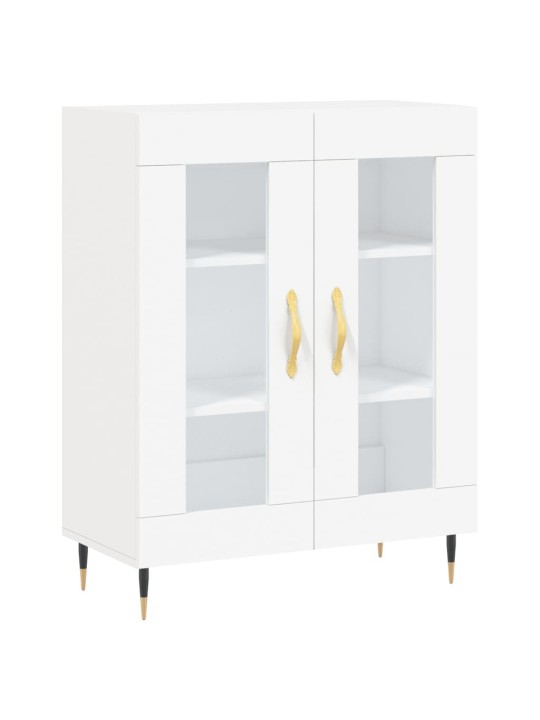Skříň highboard bílá 69,5 x 34 x 180 cm kompozitní dřevo