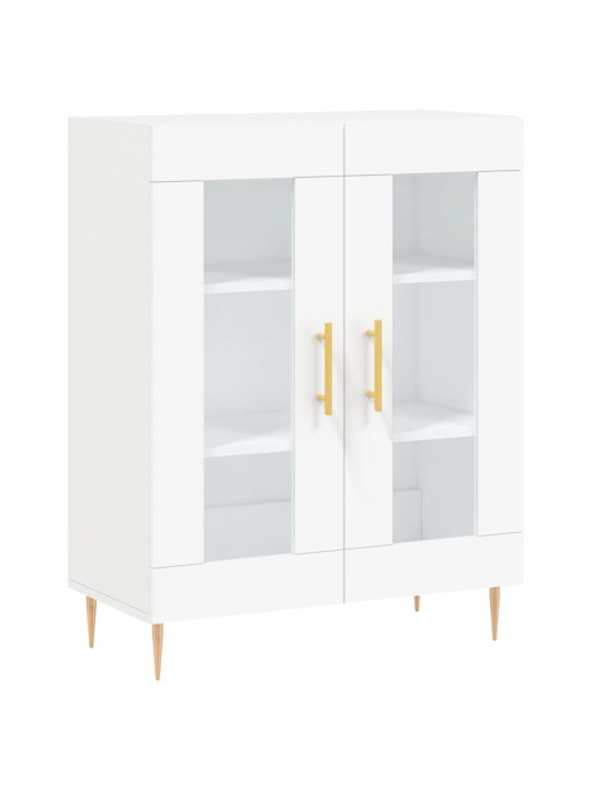 Skříň highboard bílá 69,5 x 34 x 180 cm kompozitní dřevo