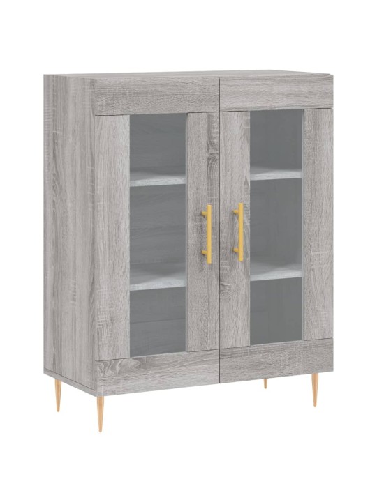 Skříň highboard šedá sonoma 69,5 x 34 x 180 cm kompozitní dřevo