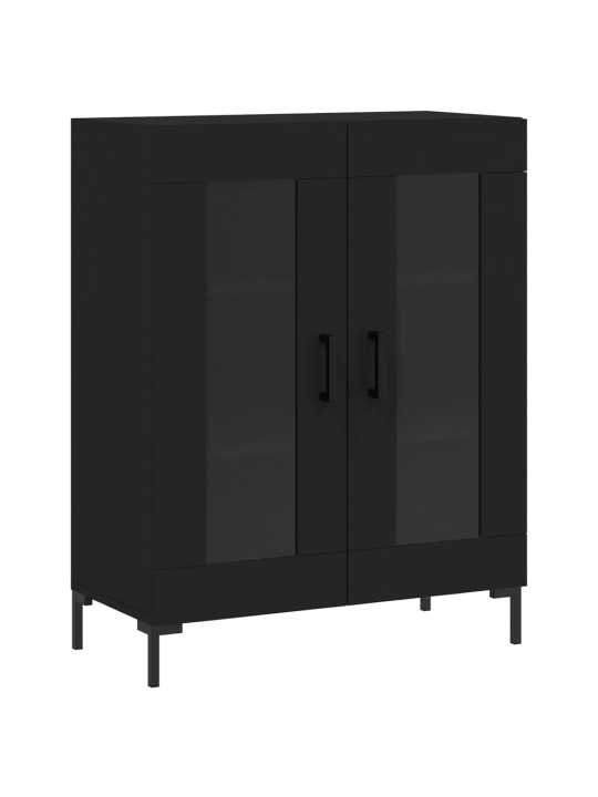 Skříň highboard černá 69,5 x 34 x 180 cm kompozitní dřevo