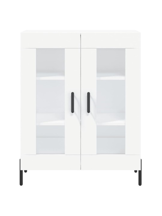 Skříň highboard bílá 69,5 x 34 x 180 cm kompozitní dřevo