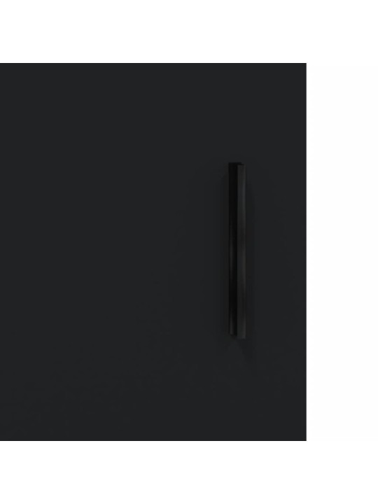 Skříň highboard černá 69,5 x 34 x 180 cm kompozitní dřevo