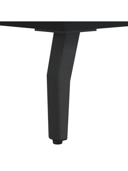 Skříň highboard černá 69,5 x 34 x 180 cm kompozitní dřevo