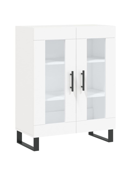 Skříň highboard bílá 69,5 x 34 x 180 cm kompozitní dřevo